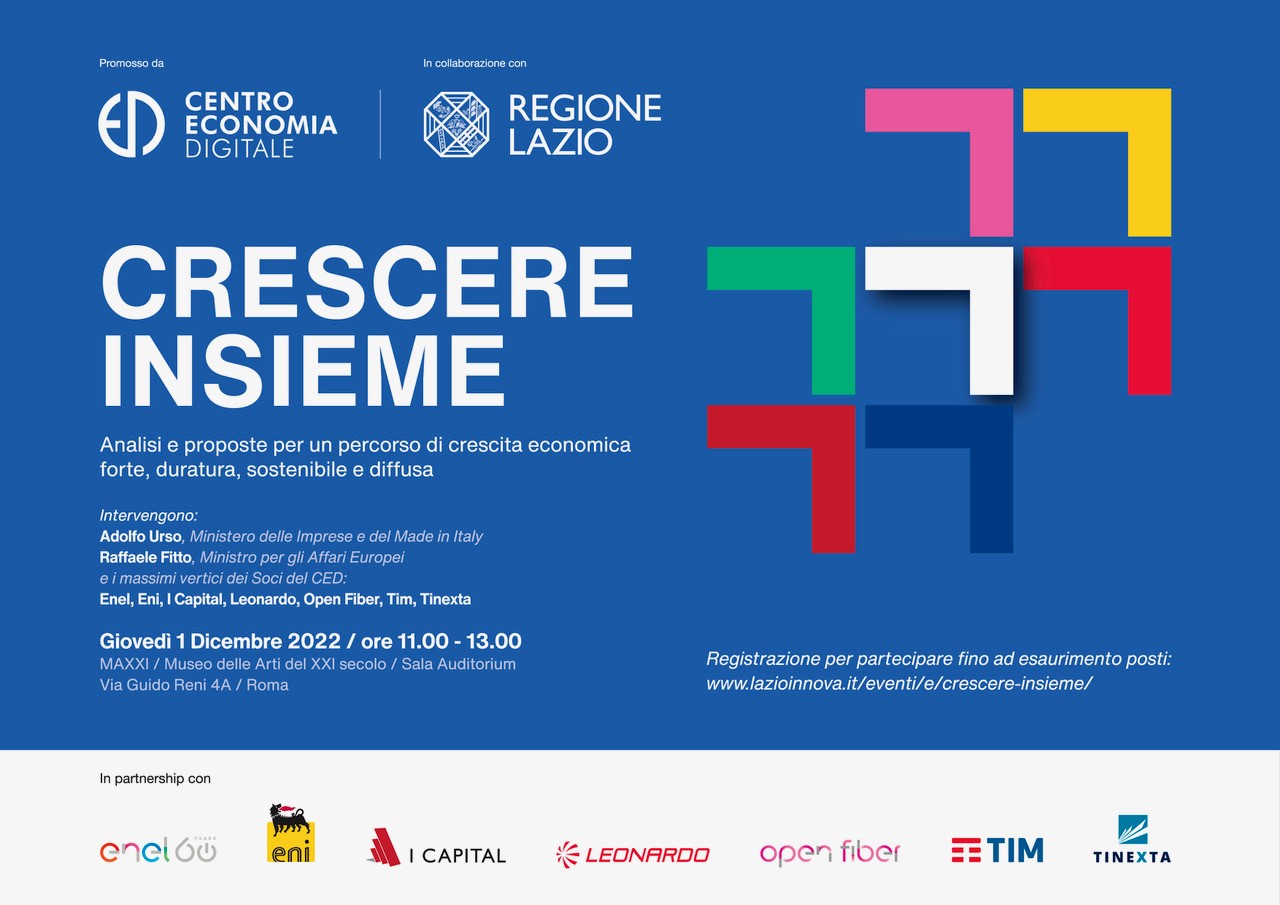 Presentazione del rapporto “Crescere Insieme”