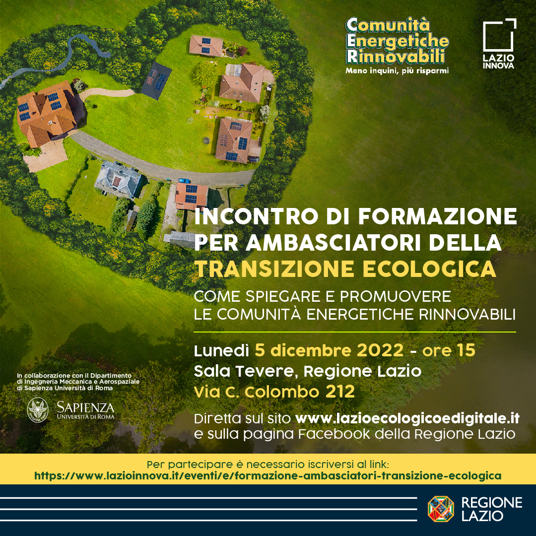 Incontro di formazione per ambasciatori della transizione ecologica